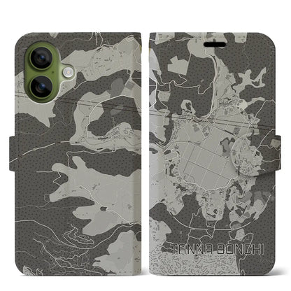 【丹那盆地（静岡県）】地図柄iPhoneケース（手帳タイプ）