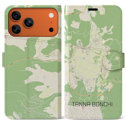 【丹那盆地（静岡県）】地図柄iPhoneケース（手帳タイプ）