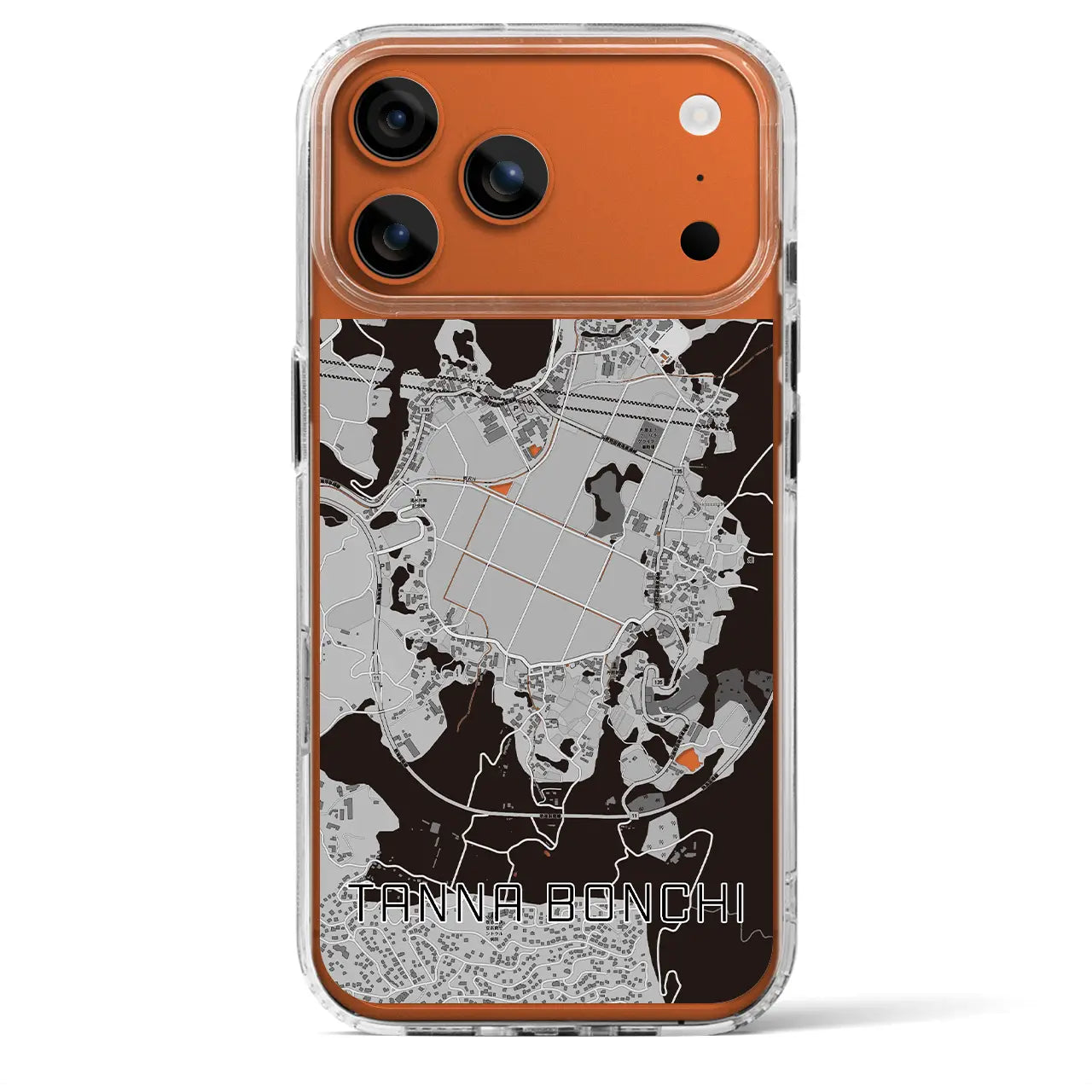 【丹那盆地（静岡県）】地図柄iPhoneケース（MagSafeタイプ）