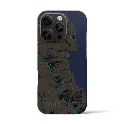 【田野畑（岩手県）】地図柄iPhoneケース（バックカバータイプ）