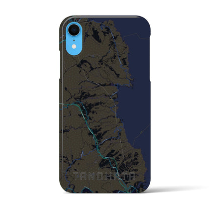 【田野畑（岩手県）】地図柄iPhoneケース（バックカバータイプ）