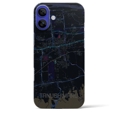 【田主丸（福岡県）】地図柄iPhoneケース（バックカバータイプ）