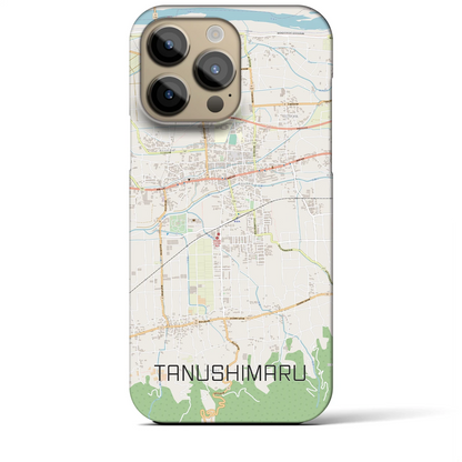 【田主丸（福岡県）】地図柄iPhoneケース（バックカバータイプ）