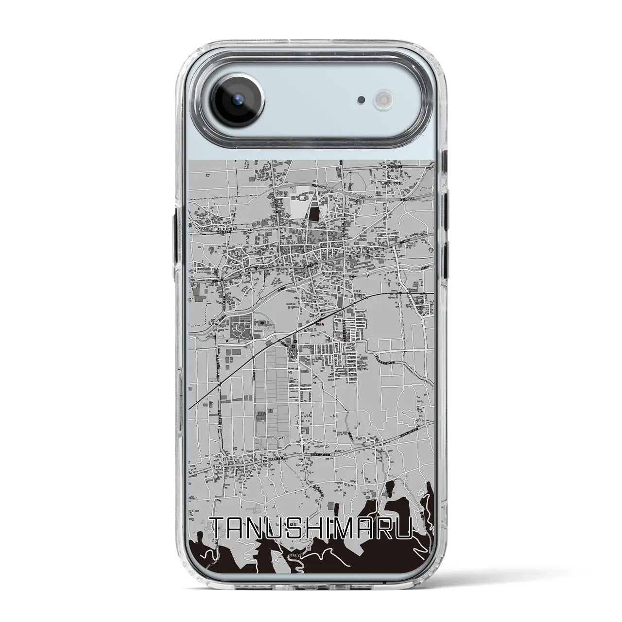 【田主丸（福岡県）】地図柄iPhoneケース（MagSafeタイプ）