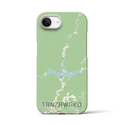 【丹沢湖（神奈川県）】地図柄iPhoneケース（バックカバータイプ）