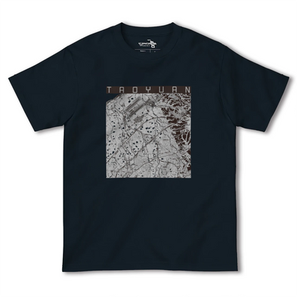 【桃園（台湾）】地図柄ヘビーウェイトTシャツ