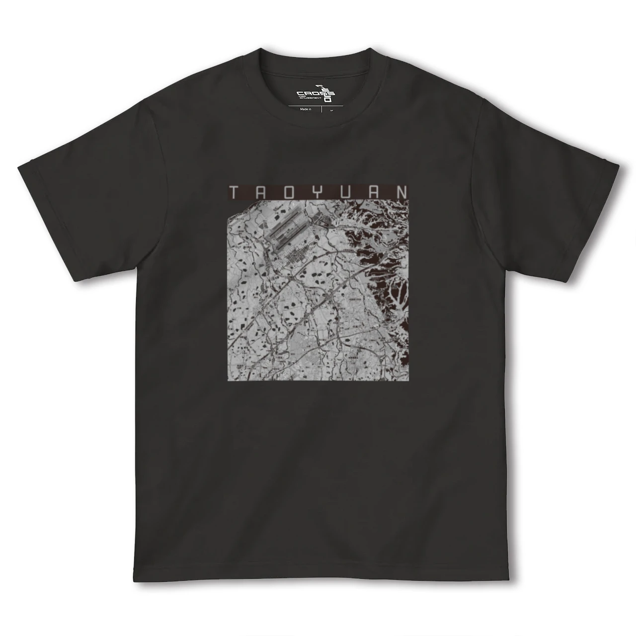 【桃園（台湾）】地図柄ヘビーウェイトTシャツ