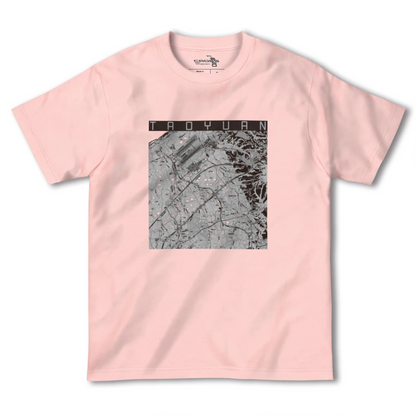 【桃園（台湾）】地図柄ヘビーウェイトTシャツ
