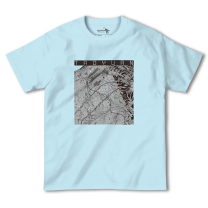 【桃園（台湾）】地図柄ヘビーウェイトTシャツ