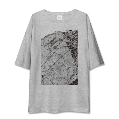 【桃園（台湾）】地図柄ビッグシルエットTシャツ