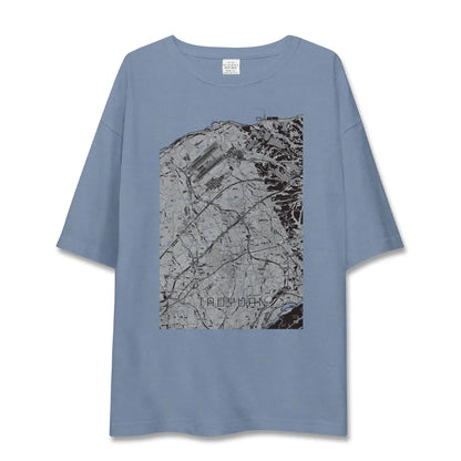 【桃園（台湾）】地図柄ビッグシルエットTシャツ