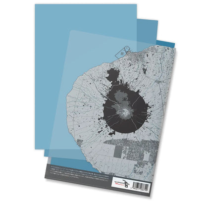 【タラナキ山（ニュージーランド）】Map World クリアファイル