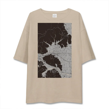 【垂井（岐阜県）】地図柄ビッグシルエットTシャツ