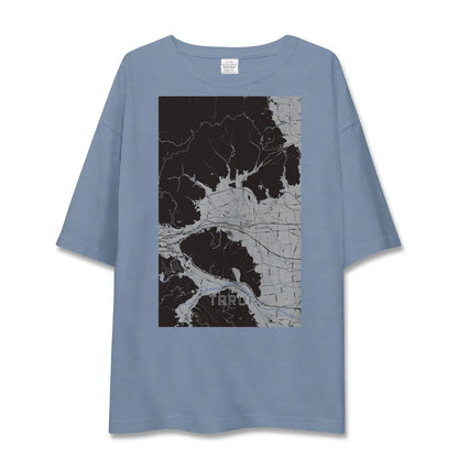 【垂井（岐阜県）】地図柄ビッグシルエットTシャツ
