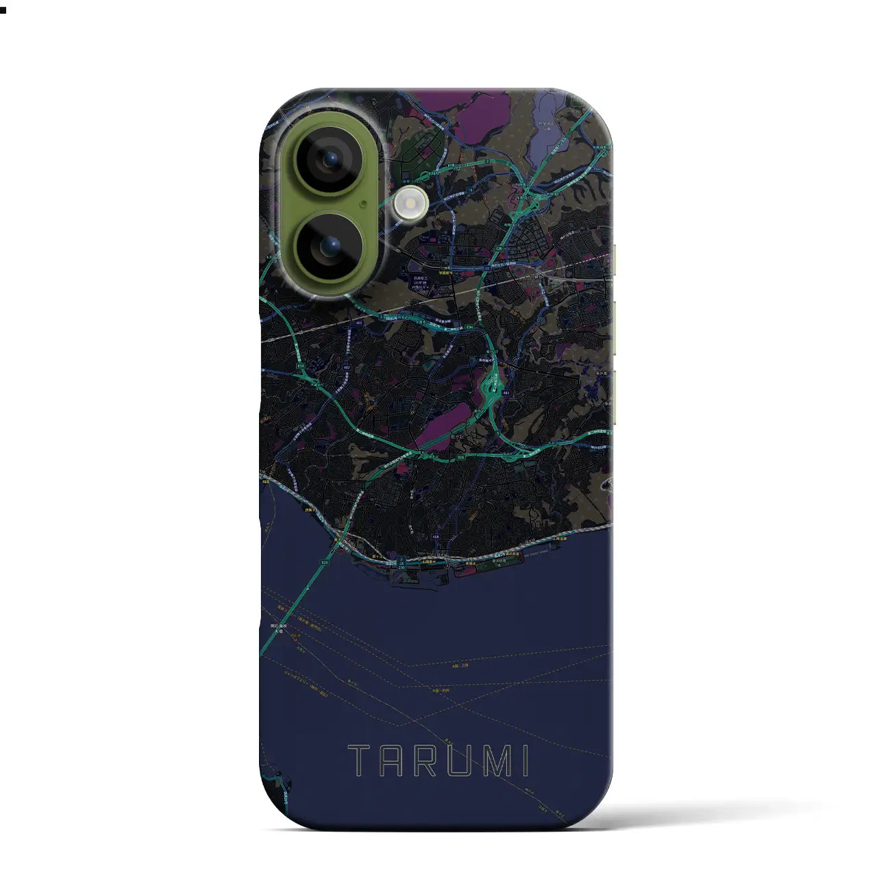 【垂水（兵庫県）】地図柄iPhoneケース（バックカバータイプ）