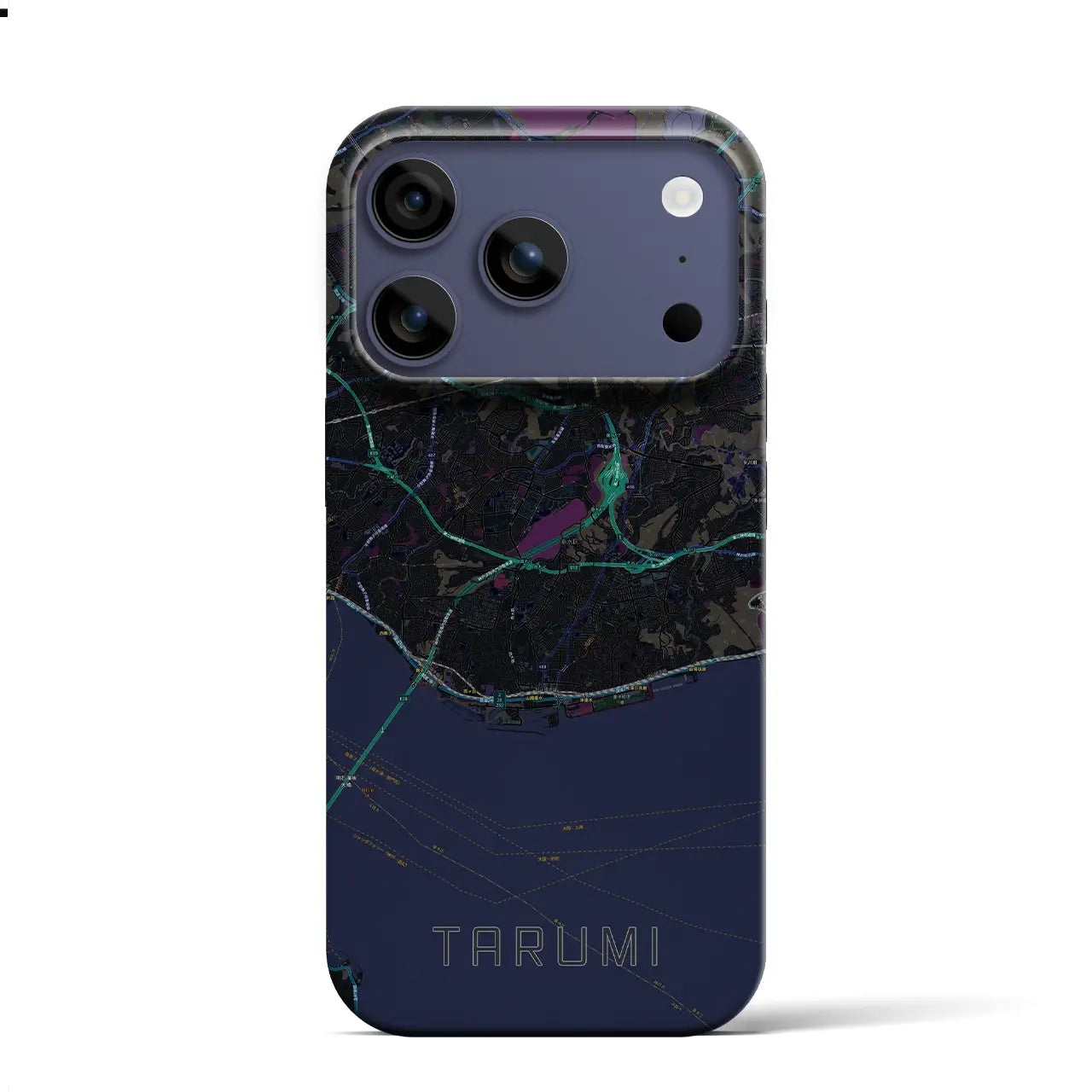 【垂水（兵庫県）】地図柄iPhoneケース（バックカバータイプ）