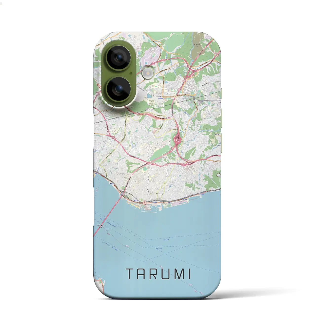 【垂水（兵庫県）】地図柄iPhoneケース（バックカバータイプ）