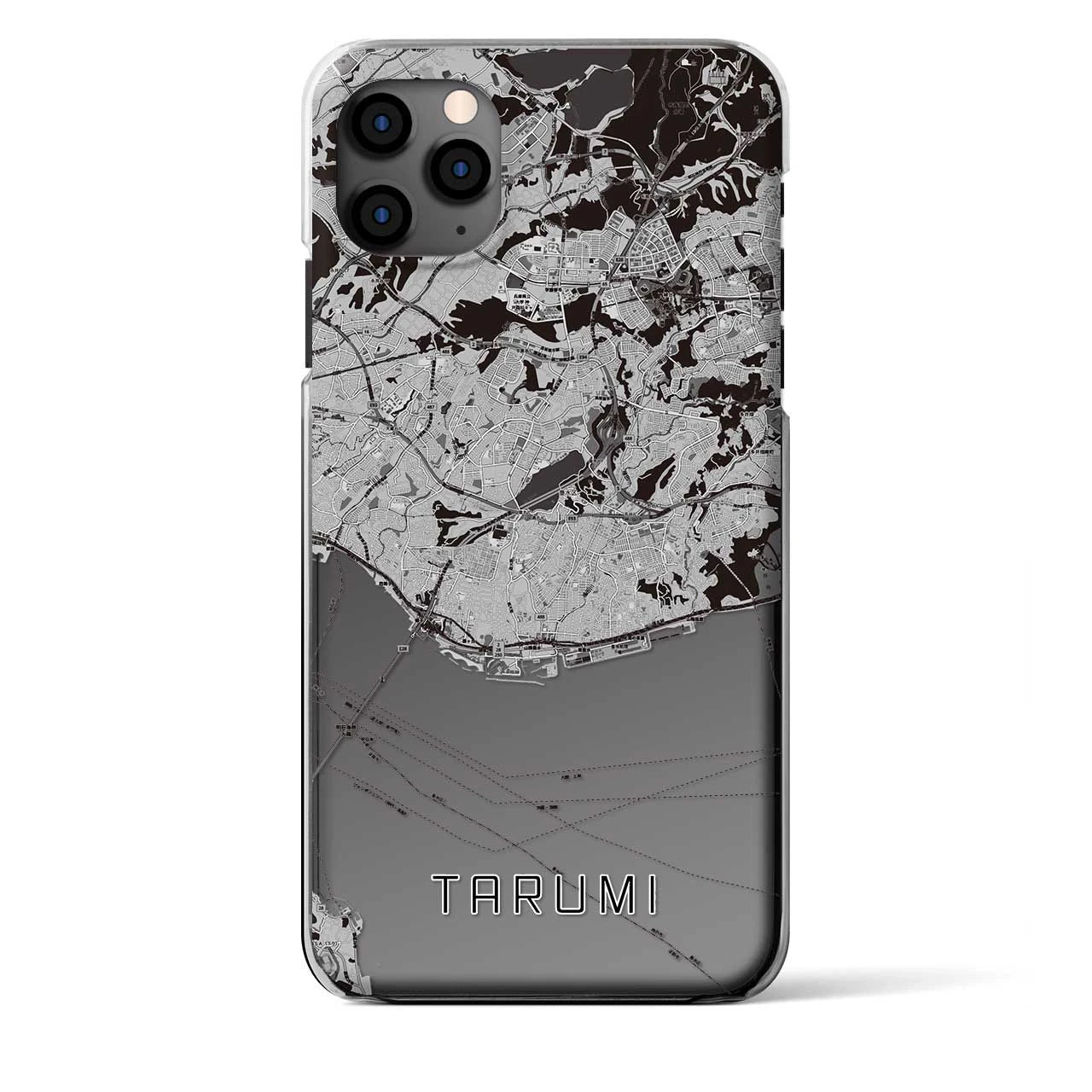 【垂水（兵庫県）】地図柄iPhoneケース（クリアタイプ）