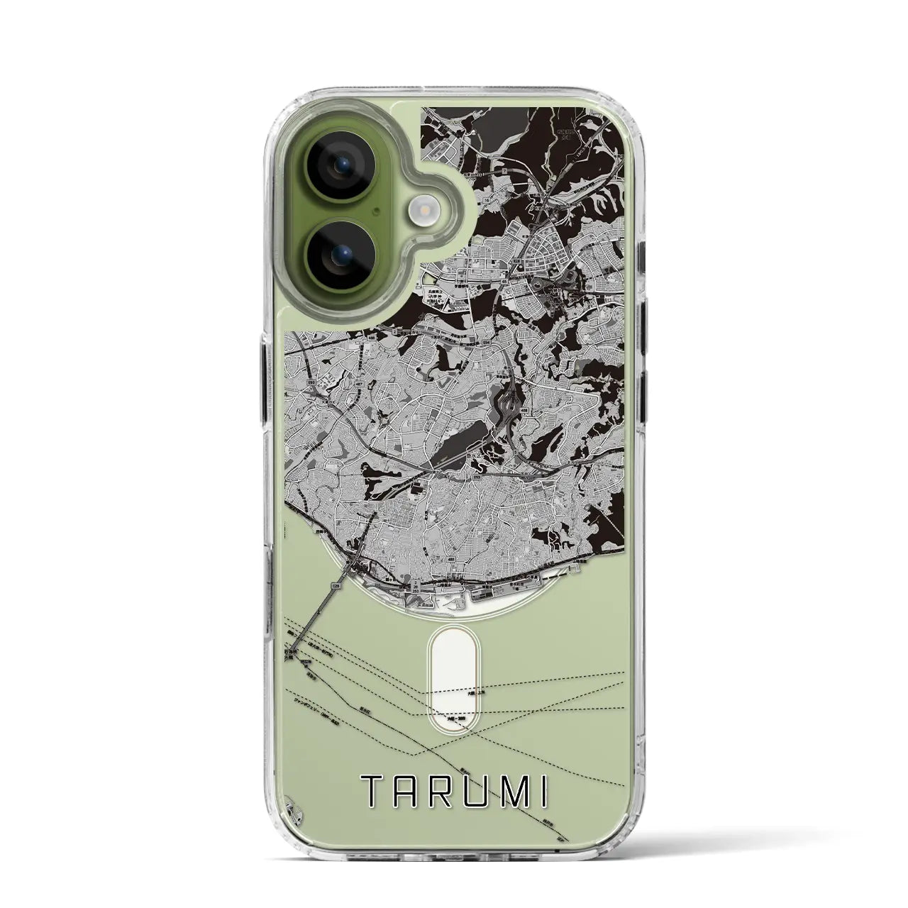 【垂水（兵庫県）】地図柄iPhoneケース（MagSafeタイプ）