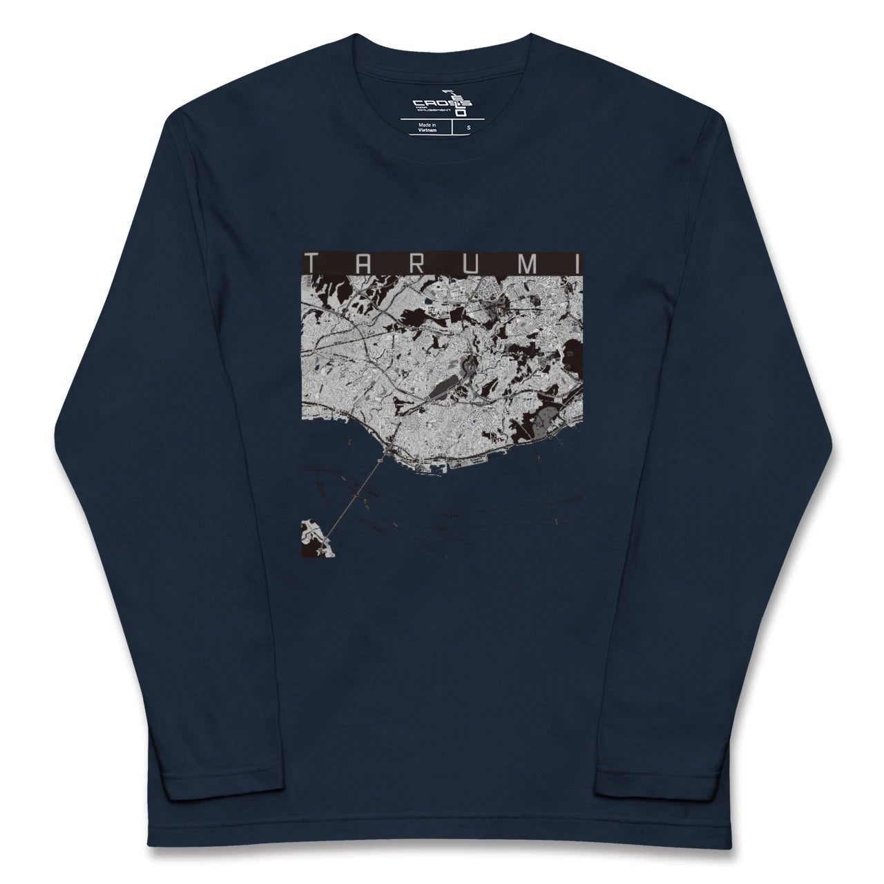 【垂水（兵庫県）】地図柄ロングスリーブTシャツ