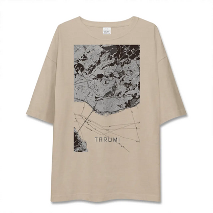 【垂水（兵庫県）】地図柄ビッグシルエットTシャツ