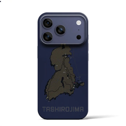 【田代島（宮城県）】地図柄iPhoneケース（バックカバータイプ）