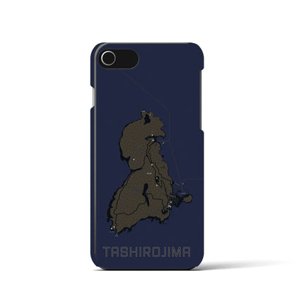 【田代島（宮城県）】地図柄iPhoneケース（バックカバータイプ）
