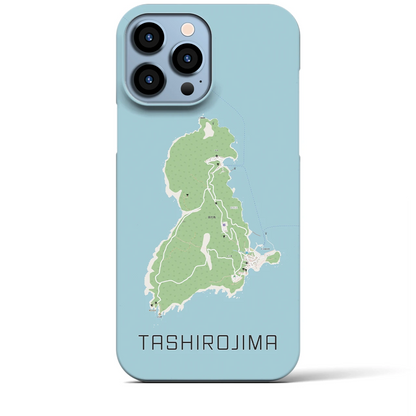【田代島（宮城県）】地図柄iPhoneケース（バックカバータイプ）