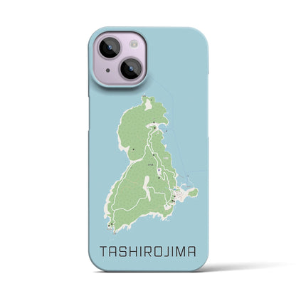 【田代島（宮城県）】地図柄iPhoneケース（バックカバータイプ）