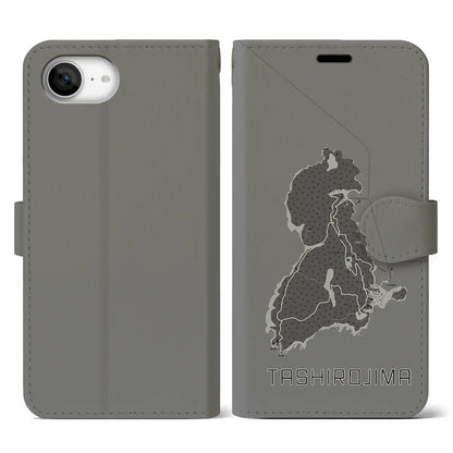 【田代島（宮城県）】地図柄iPhoneケース（手帳タイプ）