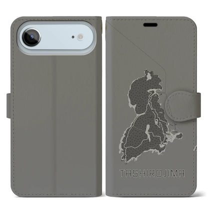 【田代島（宮城県）】地図柄iPhoneケース（手帳タイプ）