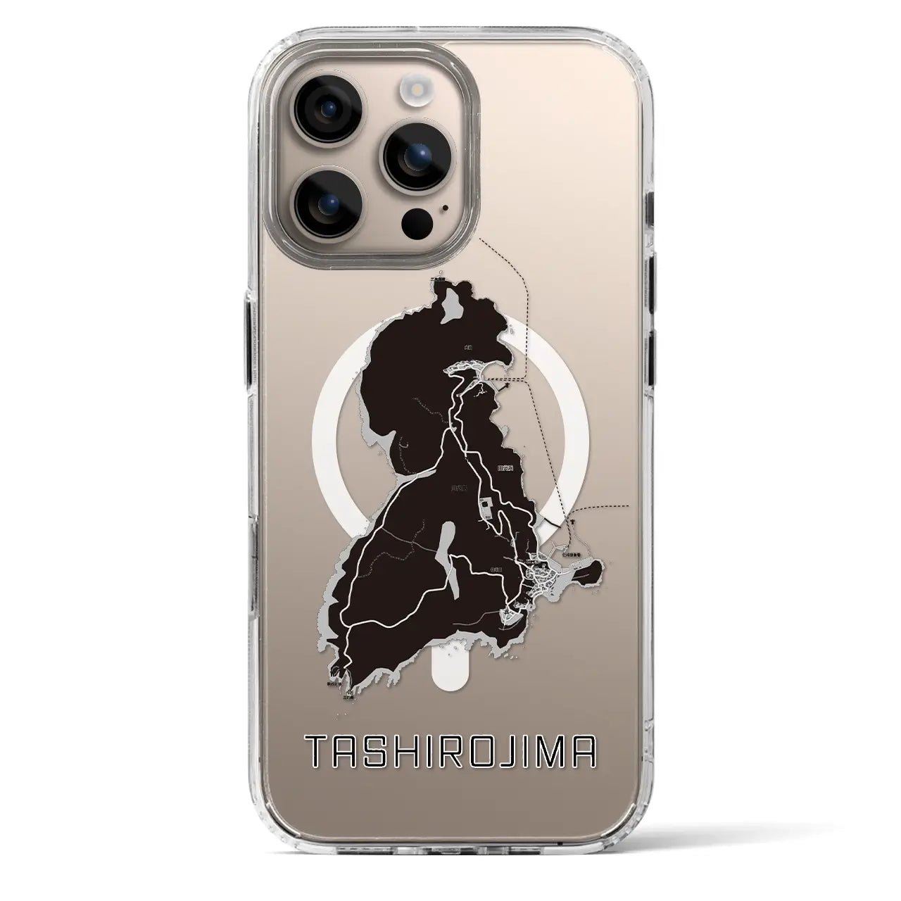 【田代島（宮城県）】地図柄iPhoneケース（MagSafeタイプ）