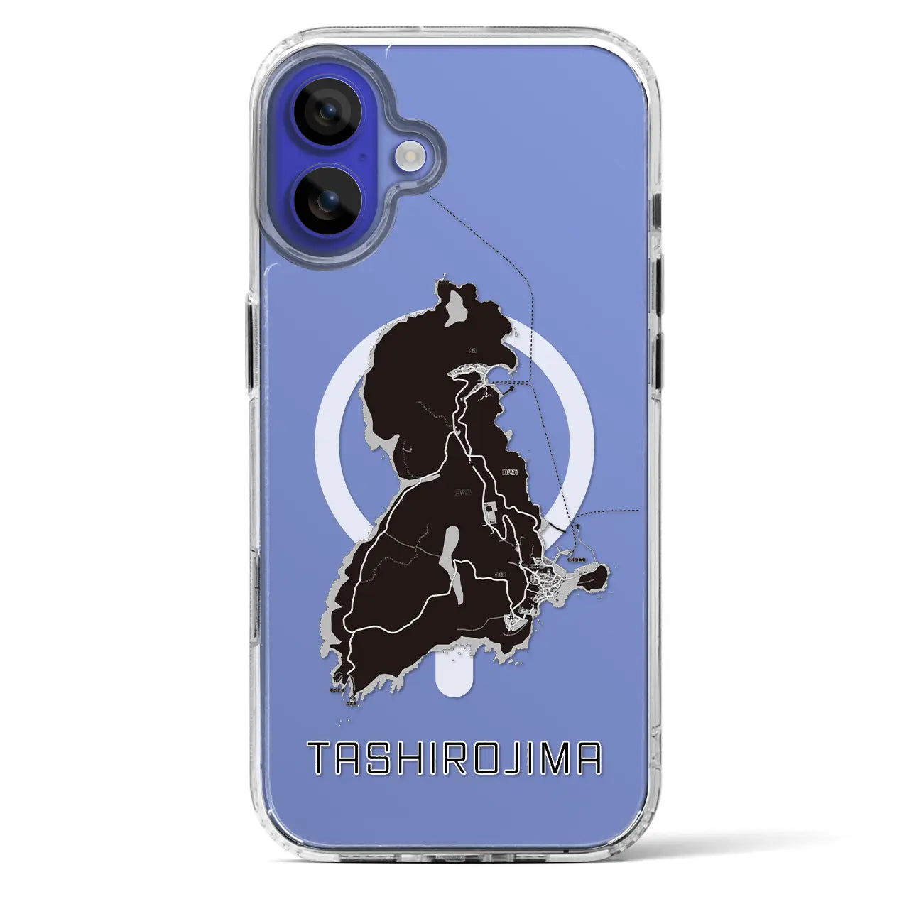【田代島（宮城県）】地図柄iPhoneケース（MagSafeタイプ）