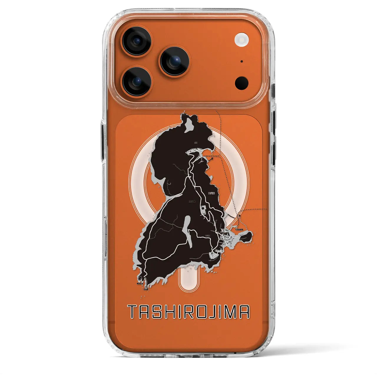 【田代島（宮城県）】地図柄iPhoneケース（MagSafeタイプ）