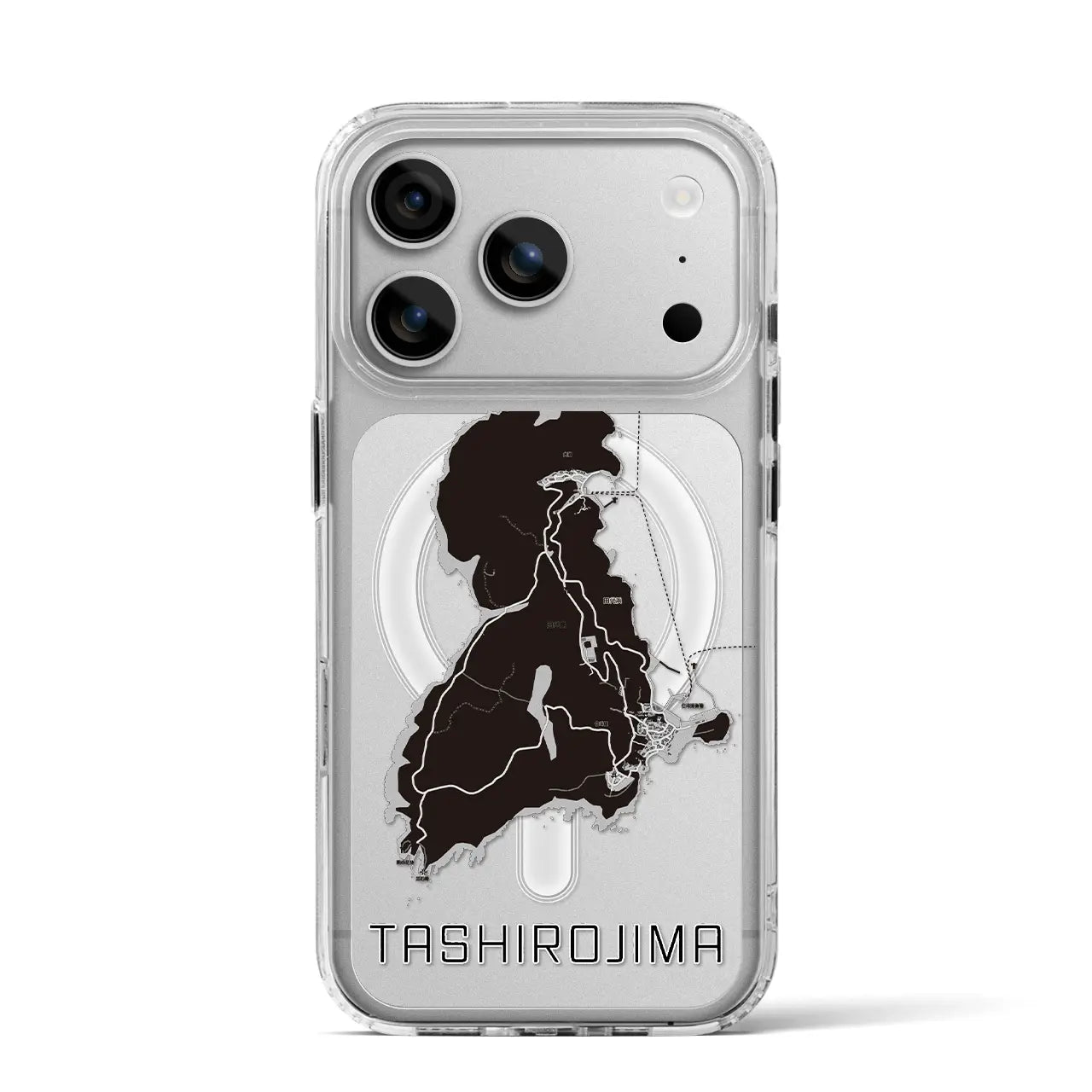 【田代島（宮城県）】地図柄iPhoneケース（MagSafeタイプ）