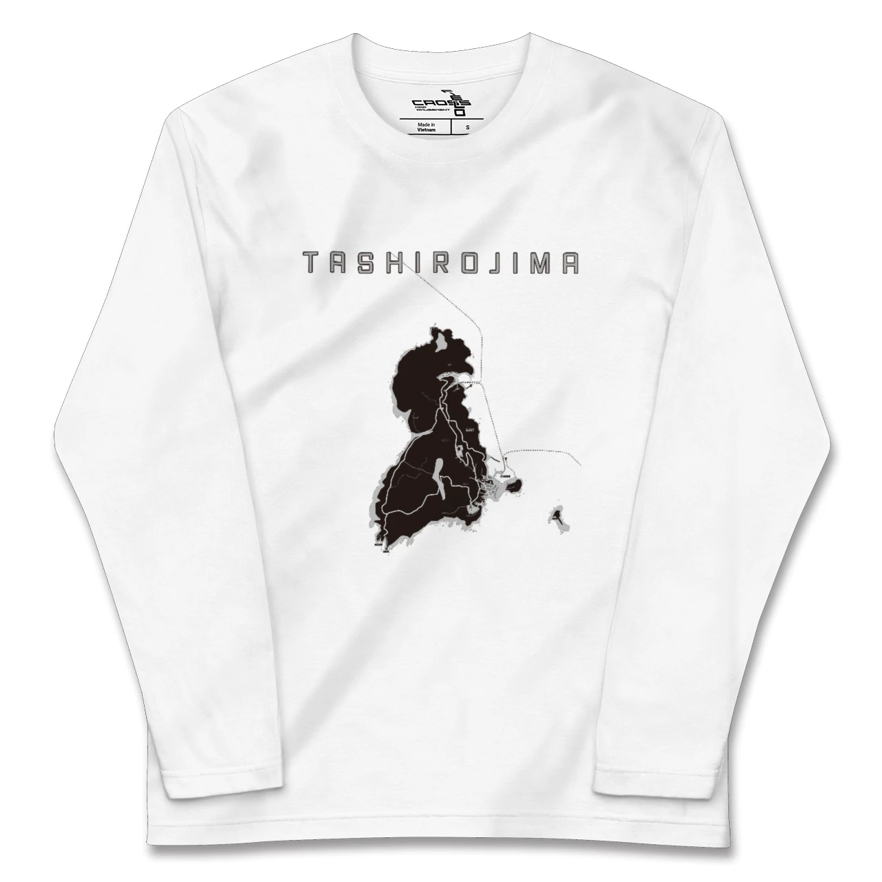 【田代島（宮城県）】地図柄ロングスリーブTシャツ