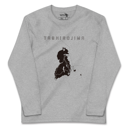 【田代島（宮城県）】地図柄ロングスリーブTシャツ