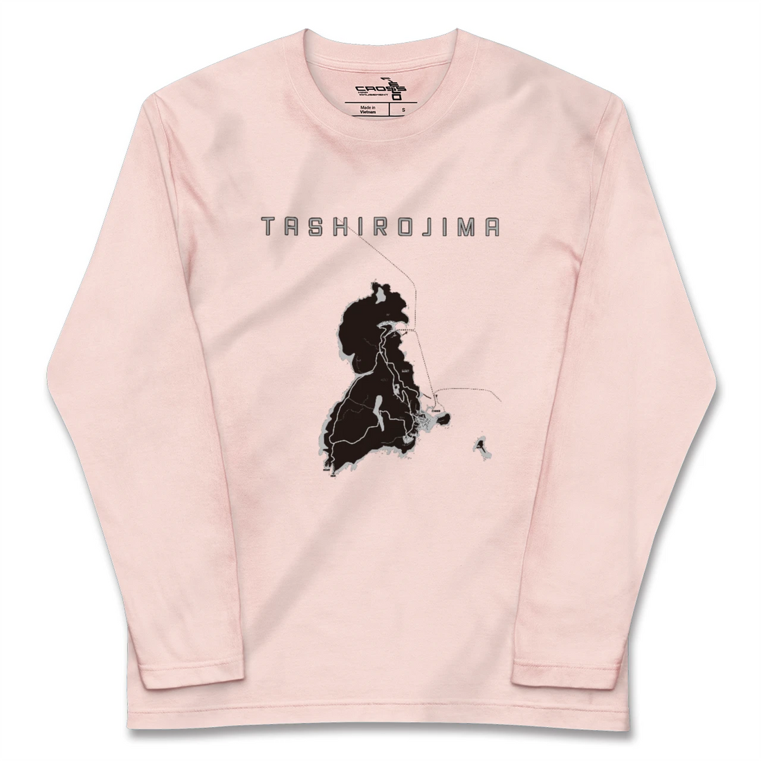 【田代島（宮城県）】地図柄ロングスリーブTシャツ