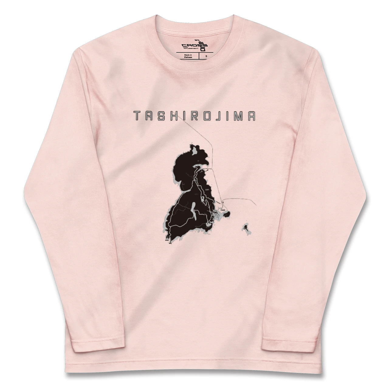 【田代島（宮城県）】地図柄ロングスリーブTシャツ