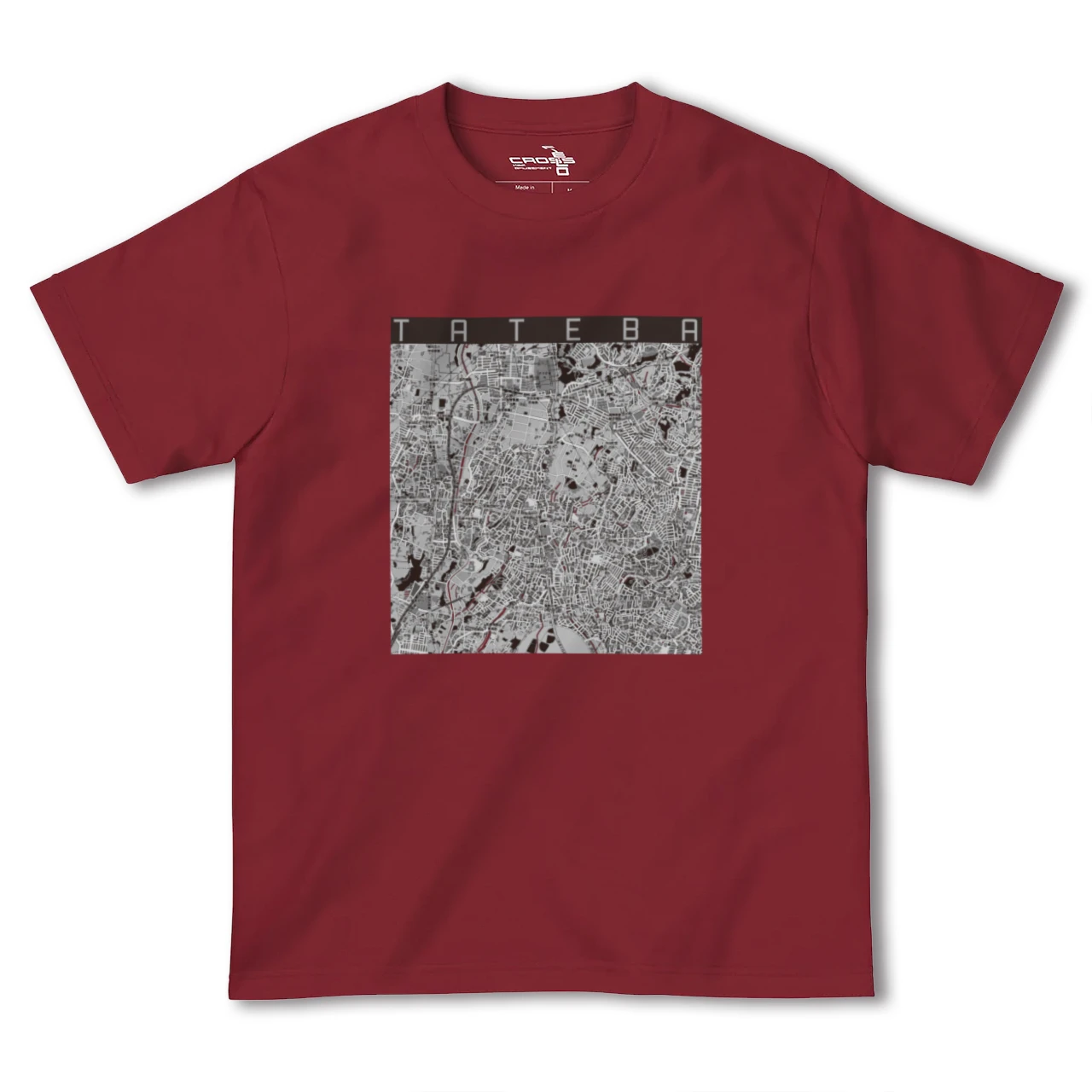 【立場（神奈川県）】地図柄ヘビーウェイトTシャツ