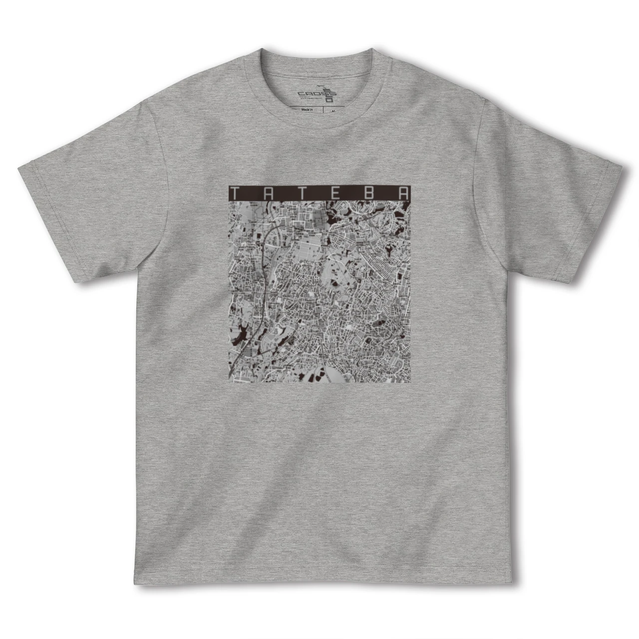【立場（神奈川県）】地図柄ヘビーウェイトTシャツ