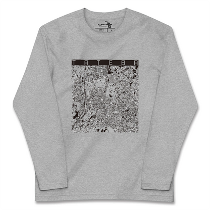 【立場（神奈川県）】地図柄ロングスリーブTシャツ