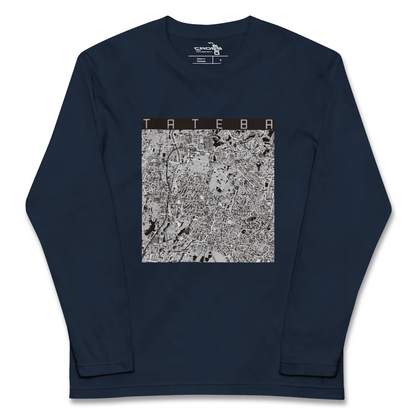 【立場（神奈川県）】地図柄ロングスリーブTシャツ