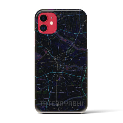 【館林（群馬県）】地図柄iPhoneケース（バックカバータイプ）