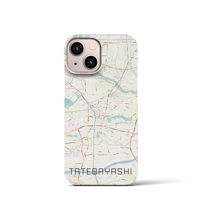 【館林（群馬県）】地図柄iPhoneケース（バックカバータイプ）