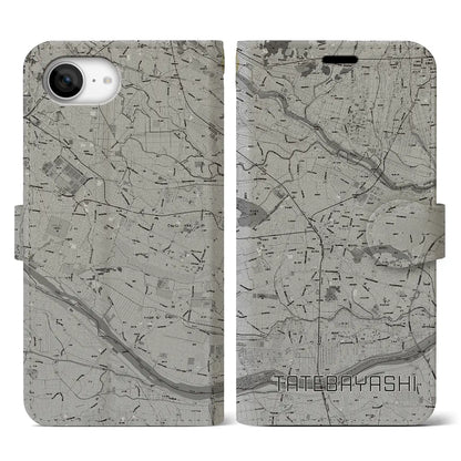 【館林（群馬県）】地図柄iPhoneケース（手帳タイプ）