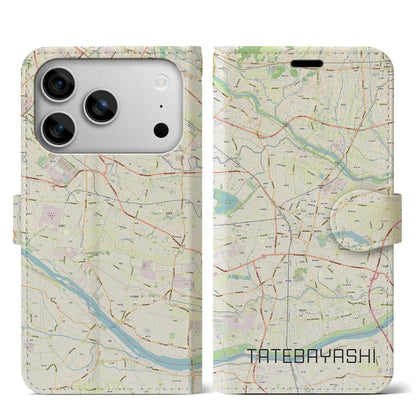 【館林（群馬県）】地図柄iPhoneケース（手帳タイプ）