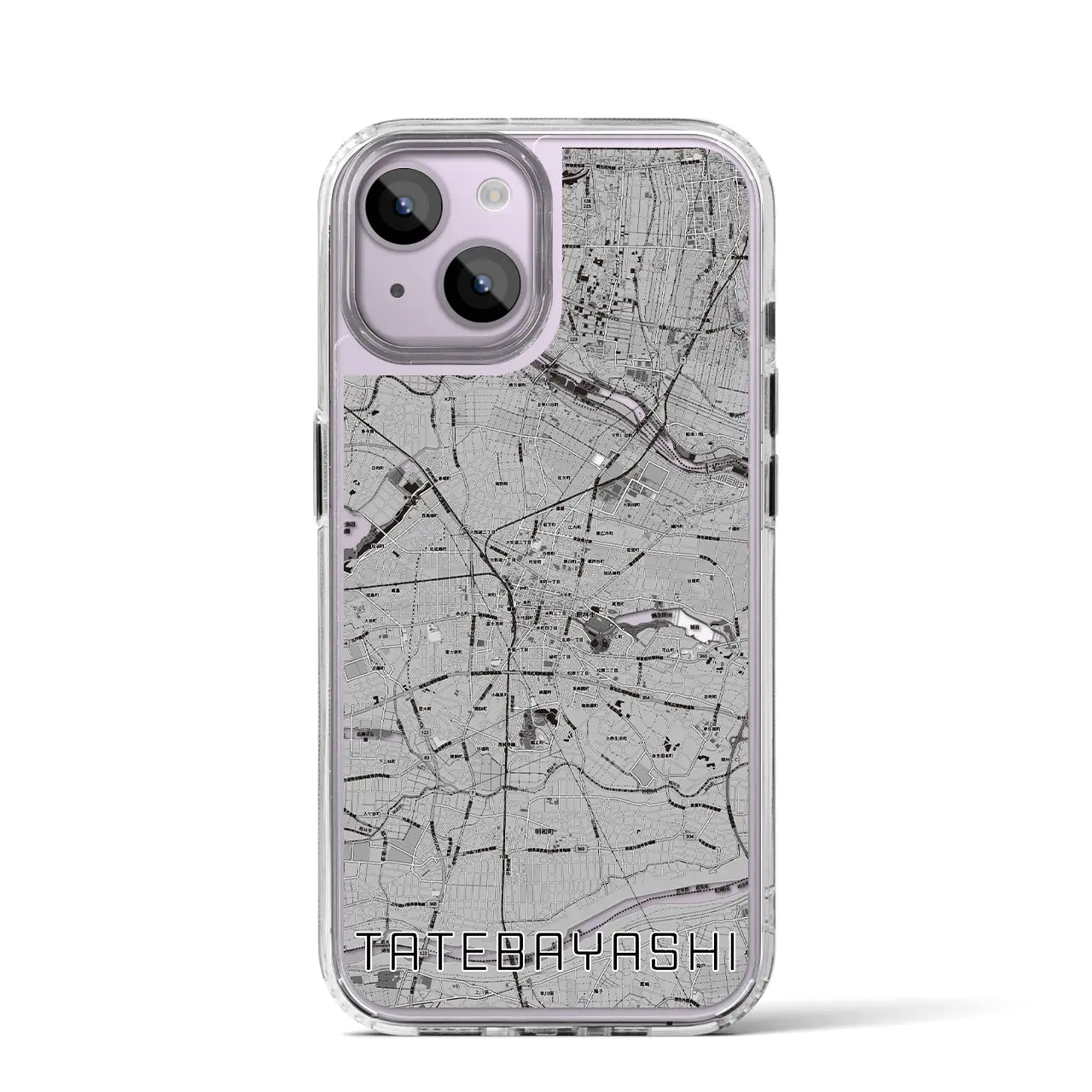 【館林（群馬県）】地図柄iPhoneケース（MagSafeタイプ）