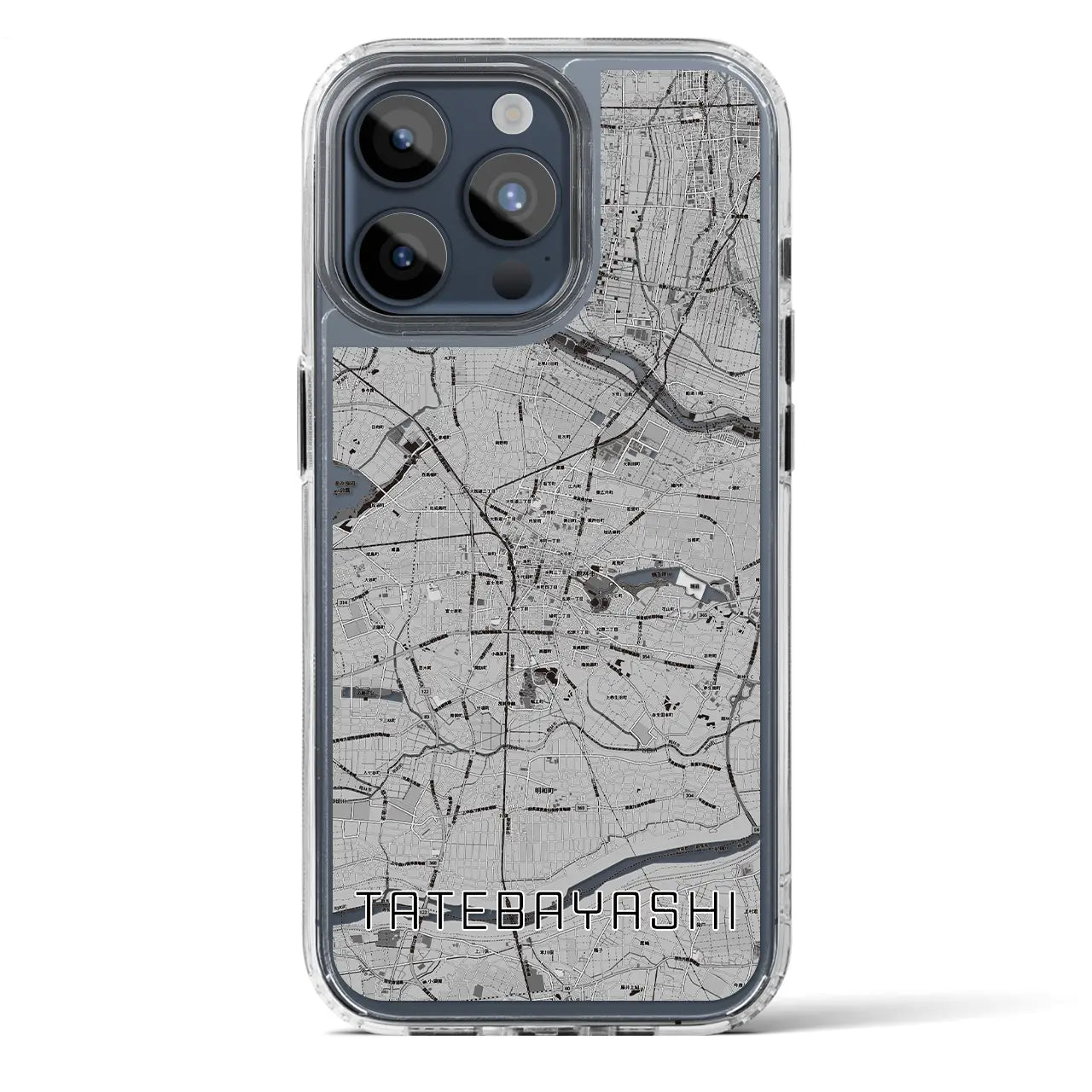 【館林（群馬県）】地図柄iPhoneケース（MagSafeタイプ）