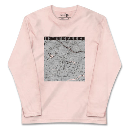 【館林（群馬県）】地図柄ロングスリーブTシャツ